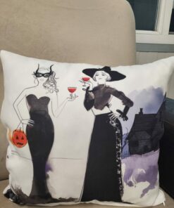 Cadılar Bayramı Kırlent Kılıfı 13